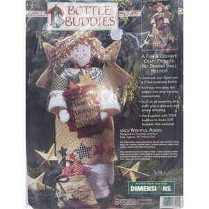 Wishful Angel 18102 Bottle Buddies Christmas Craft Project Dimensions 1996